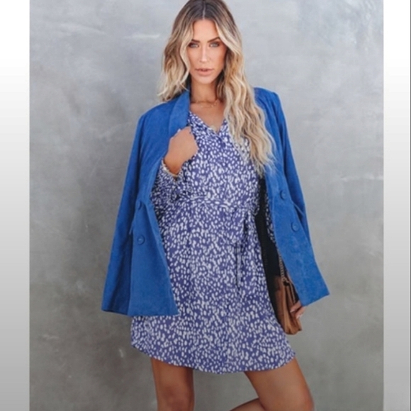 Collective Concepts  Women's Abstract Polka Dot Wrap Dress Size XL - Picture 1 of 7